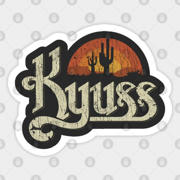 Kyuss Sunset 1987 Sticker by JCD666